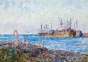 Frederick Mccubbin Ships, Williamstown by Frederick McCubbin Sweden oil painting artist